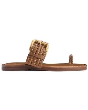 Giuseppe Zanotti Crista Flat Sandals - Brown
