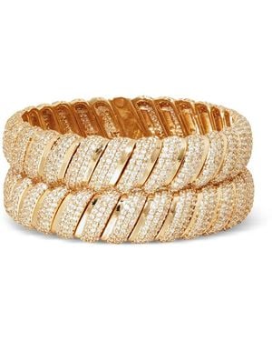 Roxanne Assoulin Bracelet The Pavé Large Cobra - Métallisé