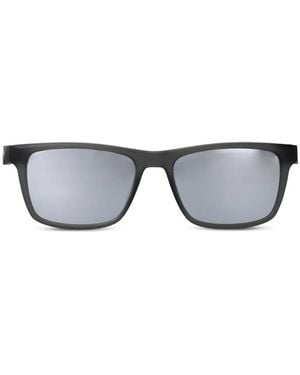 Nike Rectangle-Frame Mirrored Sunglasses - Grey