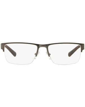 ARMANI EXCHANGE Rectangle-Frame Sunglasses - Gray