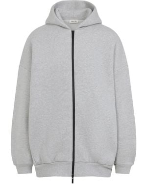 Fear Of God Zip-Up Hoodie - Grey