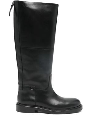 Poeve Eve Zip Boots - Black