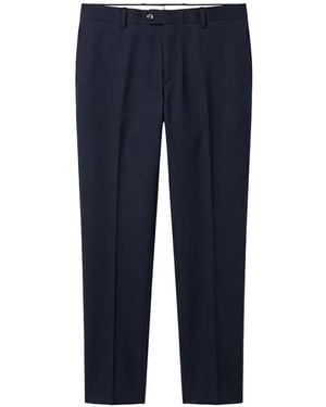 Tombolini Pressed-Crease Tailored Pants - Blue