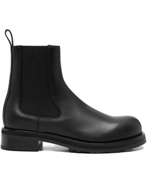 The Row Botas Chelsea Con Suela Dentada - Negro