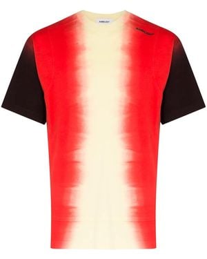 Ambush Tie-Dye Panel T-Shirt - Red