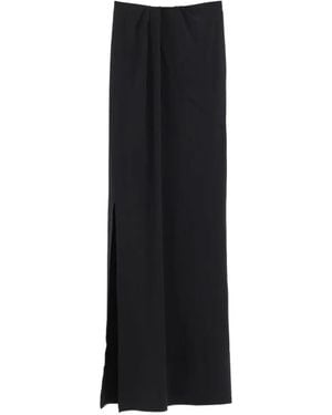 Jacquemus Front-Slit Maxi Skirt - Black