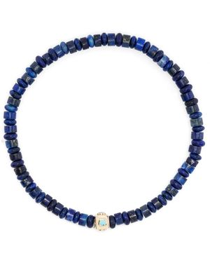 Luis Morais 14Kt Gelbgoldarmband Mit Lapislazuli - Blau