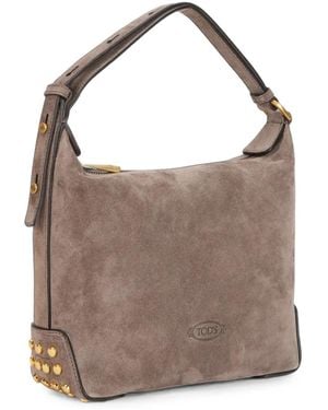 Tod's Metal Dots Mini Bag - Brown