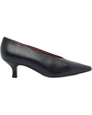 Ángel Alarcón 55Mm Pointed-Toe Leather Court Shoes - Blue