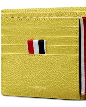 Thom Browne Pebble Grain Bifold Wallet - Yellow