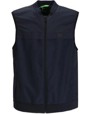 BOSS Zip-Up Gilet - Blue