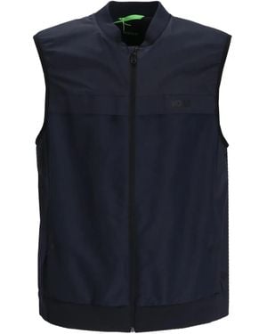BOSS Zip-Up Gilet - Blue