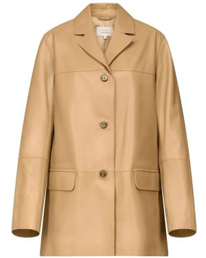 Loulou de Saison Nari Leather Jacket - Natural