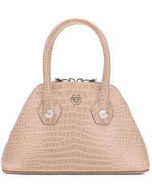 Philipp Plein Cocco Tote Bag - Natural