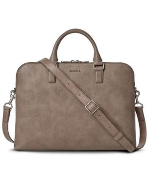 Shinola Leather Briefcase - Brown
