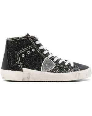 Philippe Model Prsx High Trainers - Black