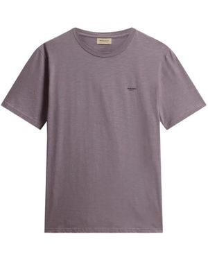 Woolrich Logo-Print T-Shirt - Purple