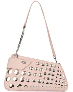 Gcds Comma Notte Shoulder Bag - Pink
