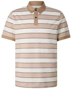 Bogner Gestreiftes Poloshirt - Weiß
