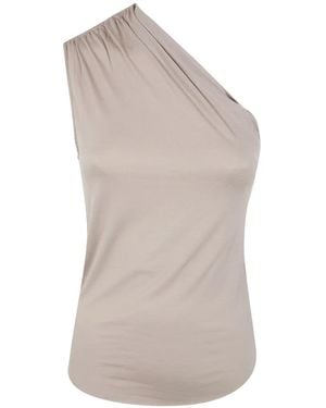 Thom Krom One-Shoulder Top - Grey