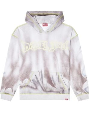 DIESEL グラフィティ パーカー - ホワイト