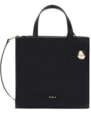 Furla Small Divide It Tote Bag - Black