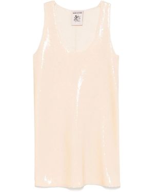 Semicouture Mina Mini-Jurk - Naturel