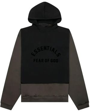 Fear Of God カラーブロック フーデッドシャツ - ブラック
