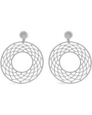 Leo Pizzo Merletti ダイヤモンド ピアス 18kホワイトゴールド