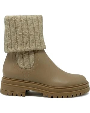 Gianvito Rossi Bottines Tenney En Cuir - Vert