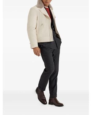 Brunello Cucinelli Double-Breasted Blazer - Black
