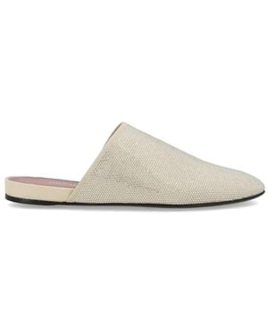 Premiata Rhinestone-Embellished Mules - White