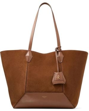 Jimmy Choo Diamond Medium Tote Bag - Brown