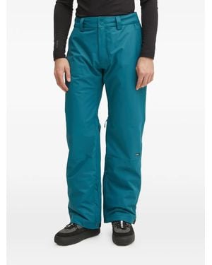 Rip Curl Logo-Patch Ski Pants - Blue