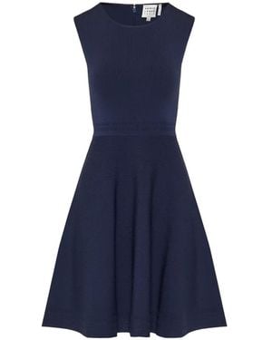 Hervé Léger The Anna Sleeveless Mini Dress - Blue