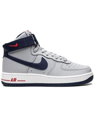 Nike Wmns Air Force 1 High "patriots" - Grey