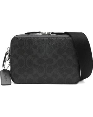 COACH Charter Zip Messenger Bag - Black
