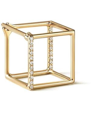Shihara Diamond Square Earring 10 (01) - White