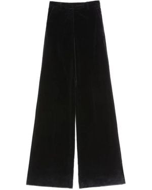 Valentino Garavani Velvet Trousers - Black