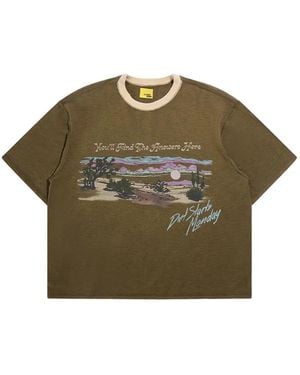 Stadium Goods Graphic-Print Desertscape T-Shirt - Green