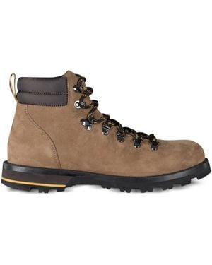 Moorer Lace-Up Boots - Brown