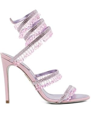 Rene Caovilla 105Mm Chandelier Sandals - Pink