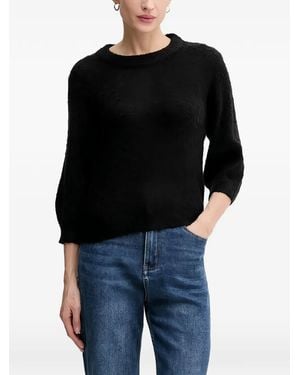 Benetton Round-Neck Jumper - Black
