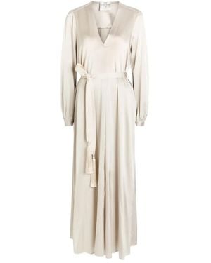 Forte Forte Robe En Satin À Taille Ceinturée - Neutre