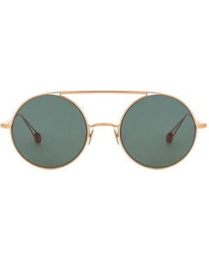 Ahlem Place D'Acadie Round-Frame Sunglasses - Green
