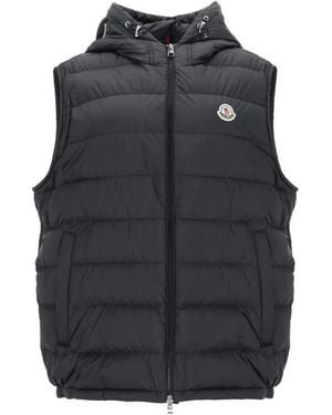 Moncler Hooded Quilted Jacket - Black