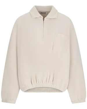 DARKPARK Sudadera Corta Alva - Blanco