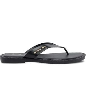MICHAEL Michael Kors Leather Sandals - Black