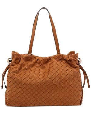 Liu Jo Woven Sequoia Tote Bag - Brown