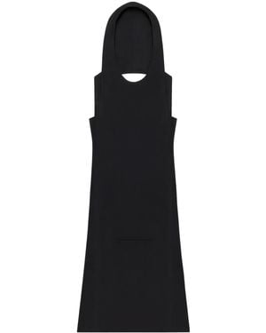 Courreges Oblique Dress - Black